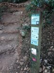 Trail sign in Montserrat Natural Park - photo by Julie Dodd