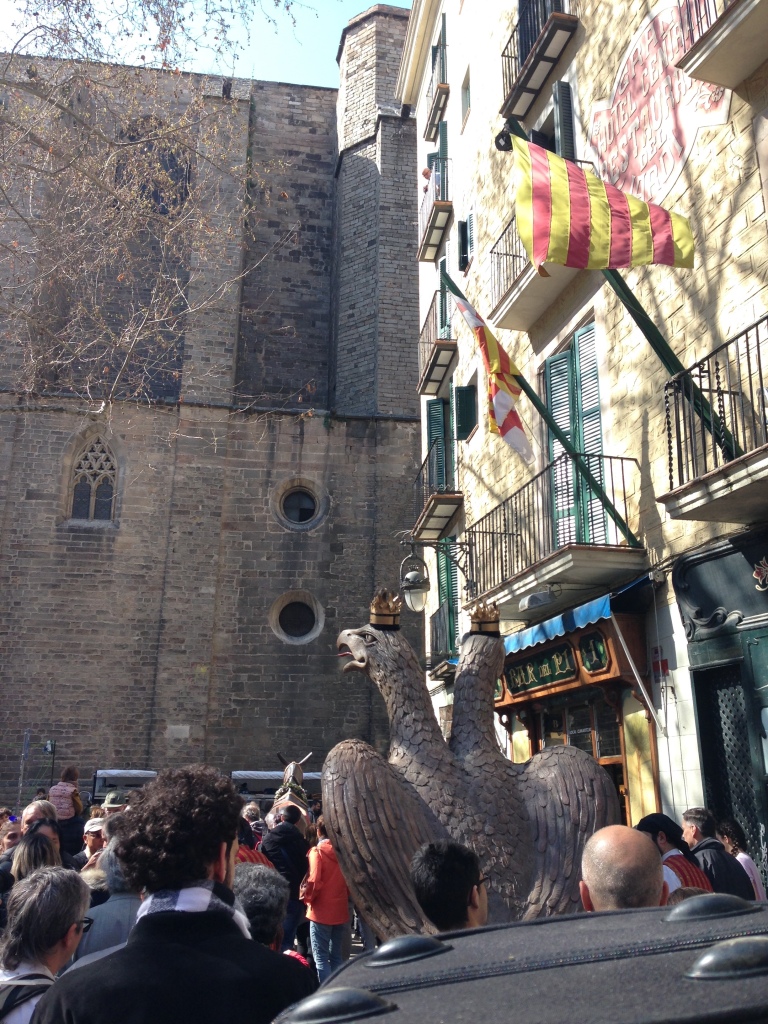 Eagle of Barcelona in Festes de San Jose Oriol